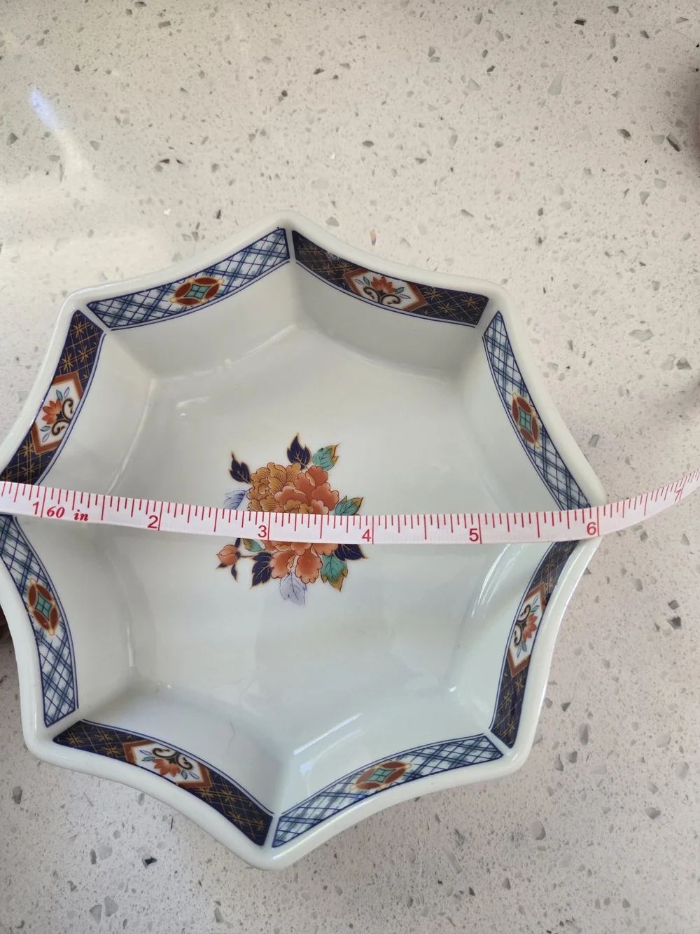 Vintage Japan Ceramic Octagonal Bowl Dish - Picture 7 of 7